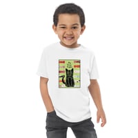 Image 1 of Toddler jersey t-shirt with Kitten
