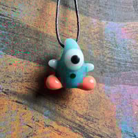 Image 1 of MNIATURE LIL ONE EYED ALIEN PENDANT 7