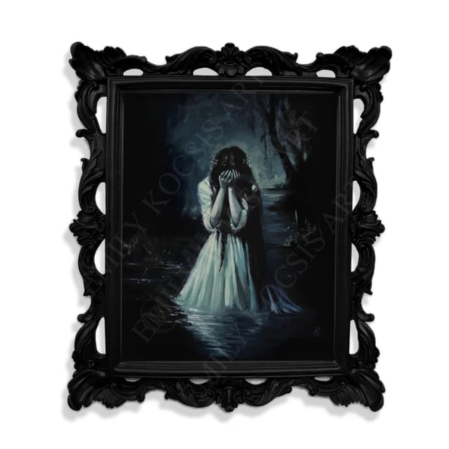 Original Painting Print // ‘Melancholia’ in Oil