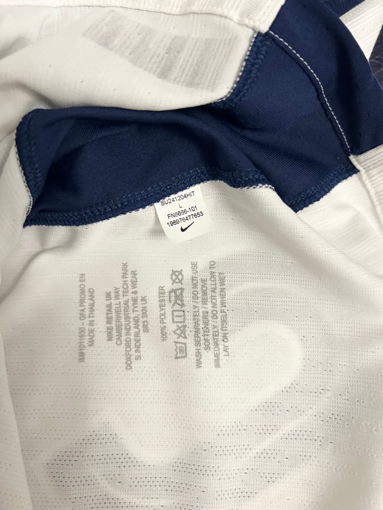 Image of Tottenham Hotspur “VAN DE VEN 37” Vaporknit 2024/25 Home Europa Final Shirt,   L