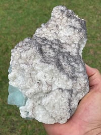 Image 2 of Aqua Fluorite On Barite Specimen #1917 