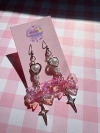 Image 2 of Coquette spiky earrings