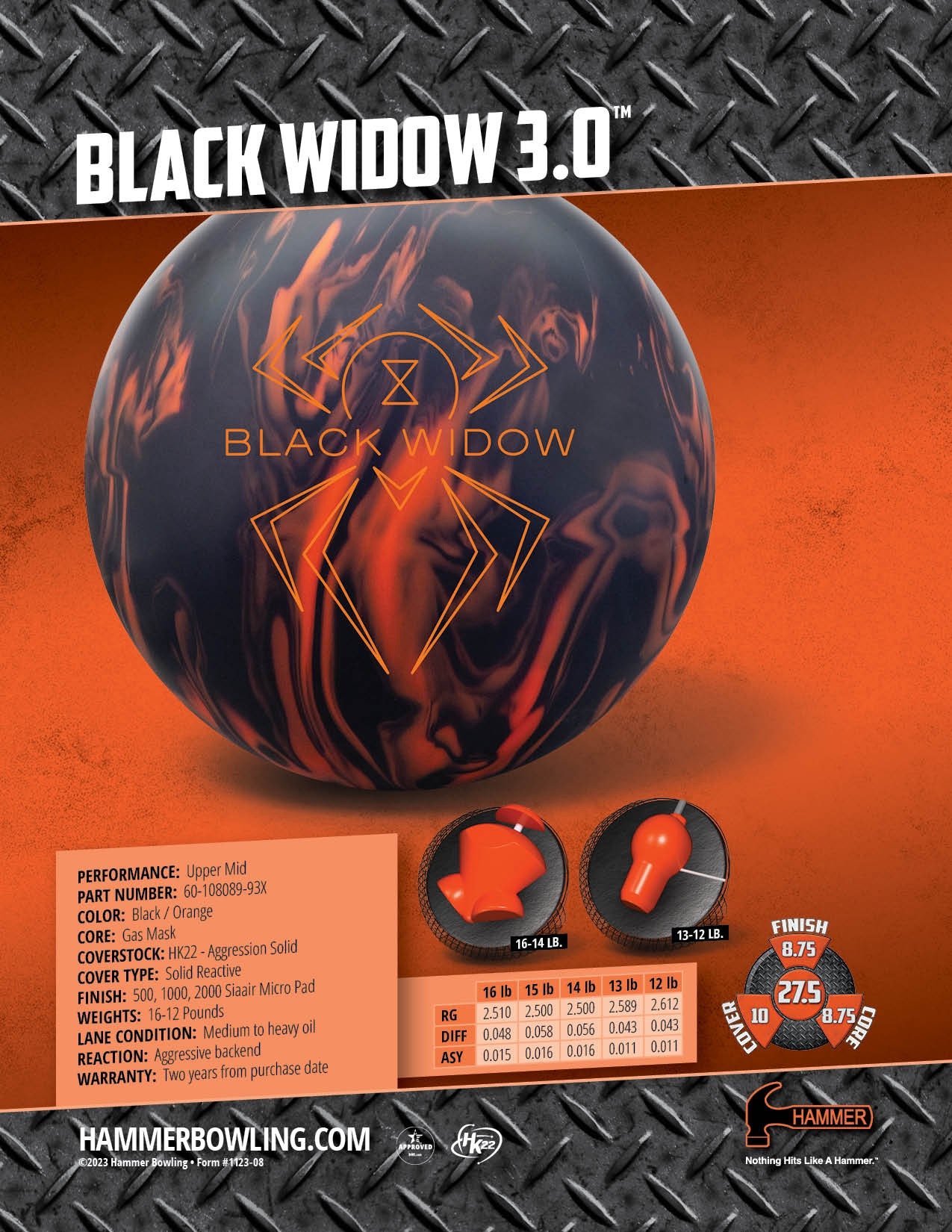 Image of Hammer Black Widow 3.0