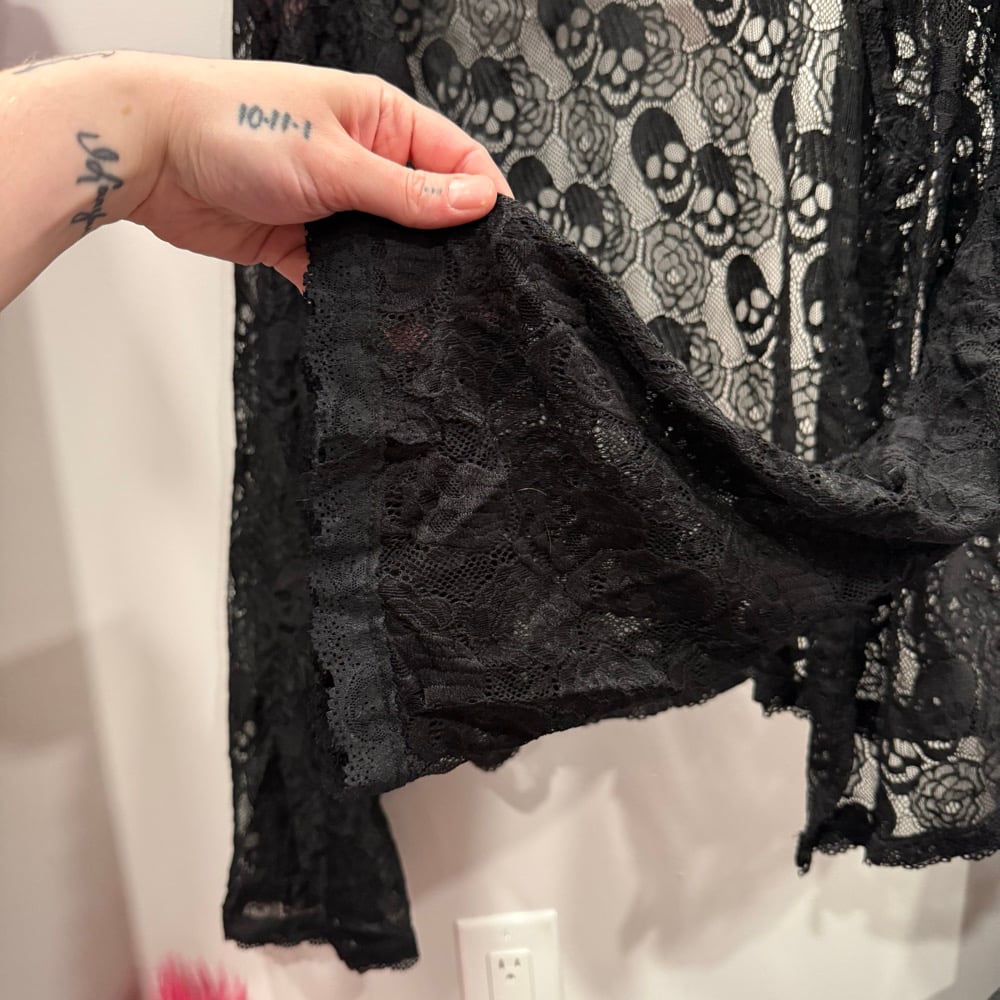 Image of Skull Cropped Duster (2X)