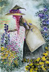 The Garden Witch - Inktober Day 30