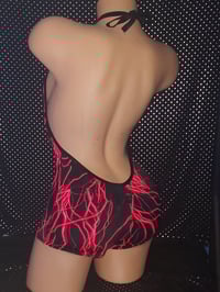 Image 2 of UV REACTIVE SHORTS ROMPERS 4 PRINTS!