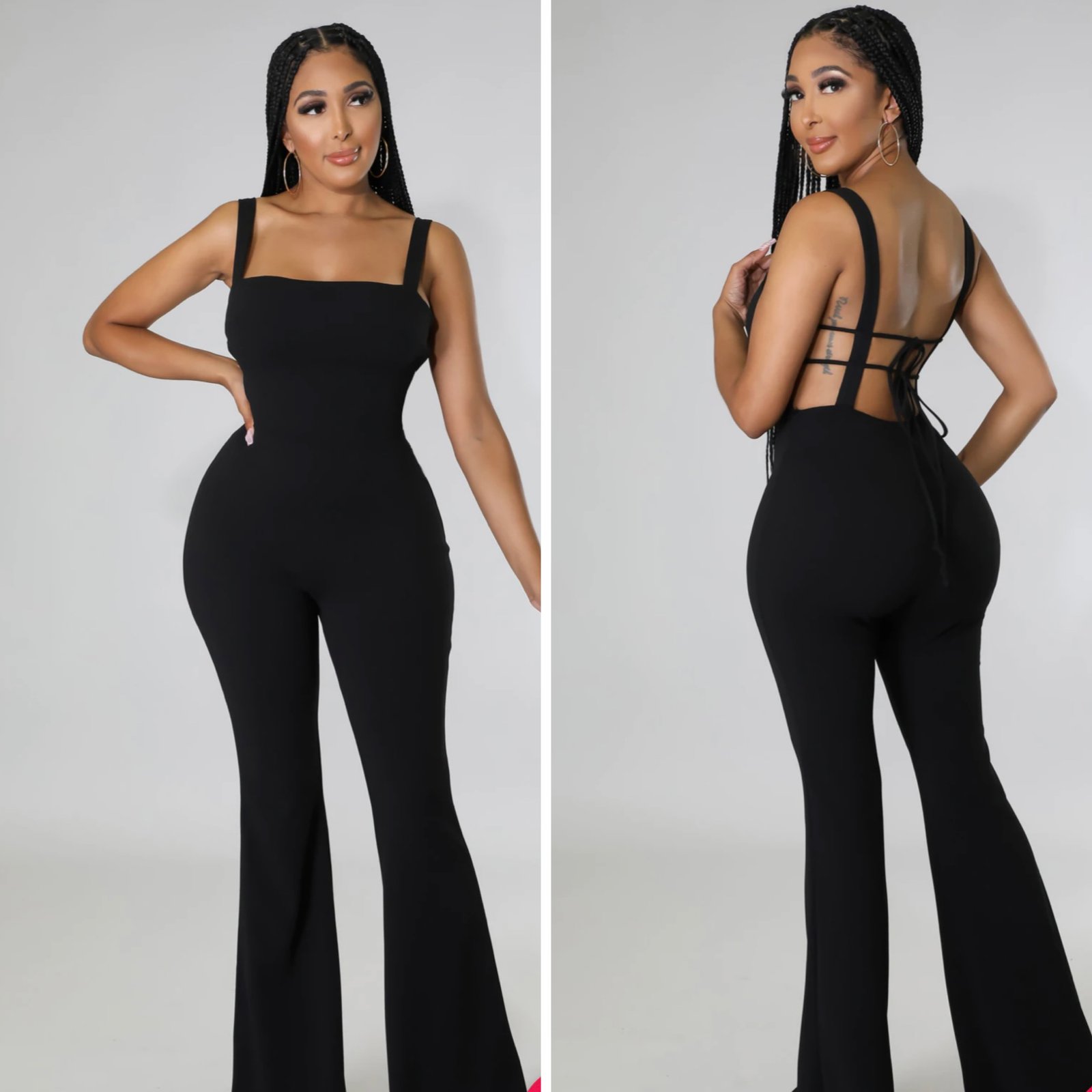 lush black jumpsuit