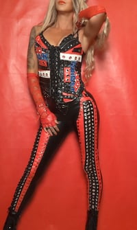 Image 2 of MAIDEN REVELATIONS LACE UP TOP