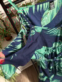 Image 4 of Navy and green dress