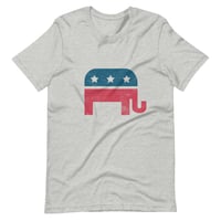 Image 2 of Republican Elephant Shirt, Retro Style, Republican Shirt, Distressed Unisex T-Shirt