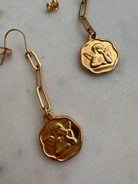 Image 4 of CHERUB LONG CHAIN EARRINGS 