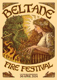 Beltane Fire Festival Poster A3 Print