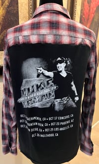 Vintage Black/Red/White Flannel Shirt Luke Bryan