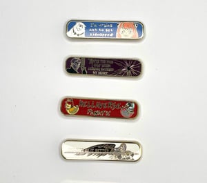 Image of Banner Enamel Pins