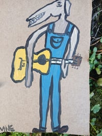 Image 2 of Dog In Overalls 