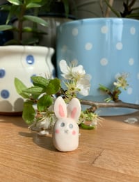 Image 5 of Ceramic Cute Pink Cheek Bunny