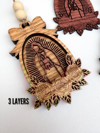 Image 4 of PRE-ORDER VIRGENCITA 2025 WOOD ORNAMENTS