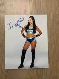 Blue gear signed 8x10