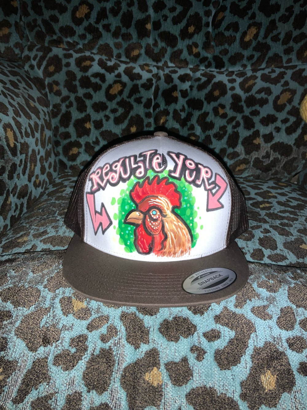 Hand Painted Baseball Caps
