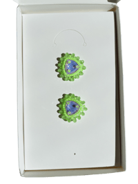 Image 1 of Limey Stud Earrings 