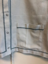 Image 3 of Simple shirt, blue (s/m)