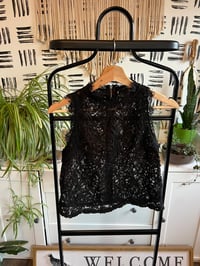 Image 1 of Zara lace zipper top 