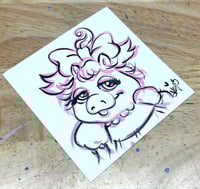 3x3 Paint Sketch - Baby Piggie