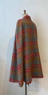 Image 3 of Check Stalker Belted Cape