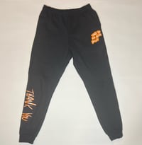 “THANK YOU FOR BEING PATIENT” BLK & ORG Jogger