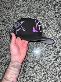 Image 1 of ANGELIC KANSAS CITY ROYALS CUSTOM FITTED CAP