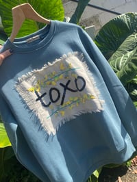 Image 2 of Suadoiro TOXO. Bordado a man. Gris verdoso. Varias tallas!