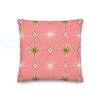 Image 3 of Starburst Pink Luxe Pillow
