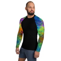 Image 3 of Enigma Rainbow Men's Rash Guard   