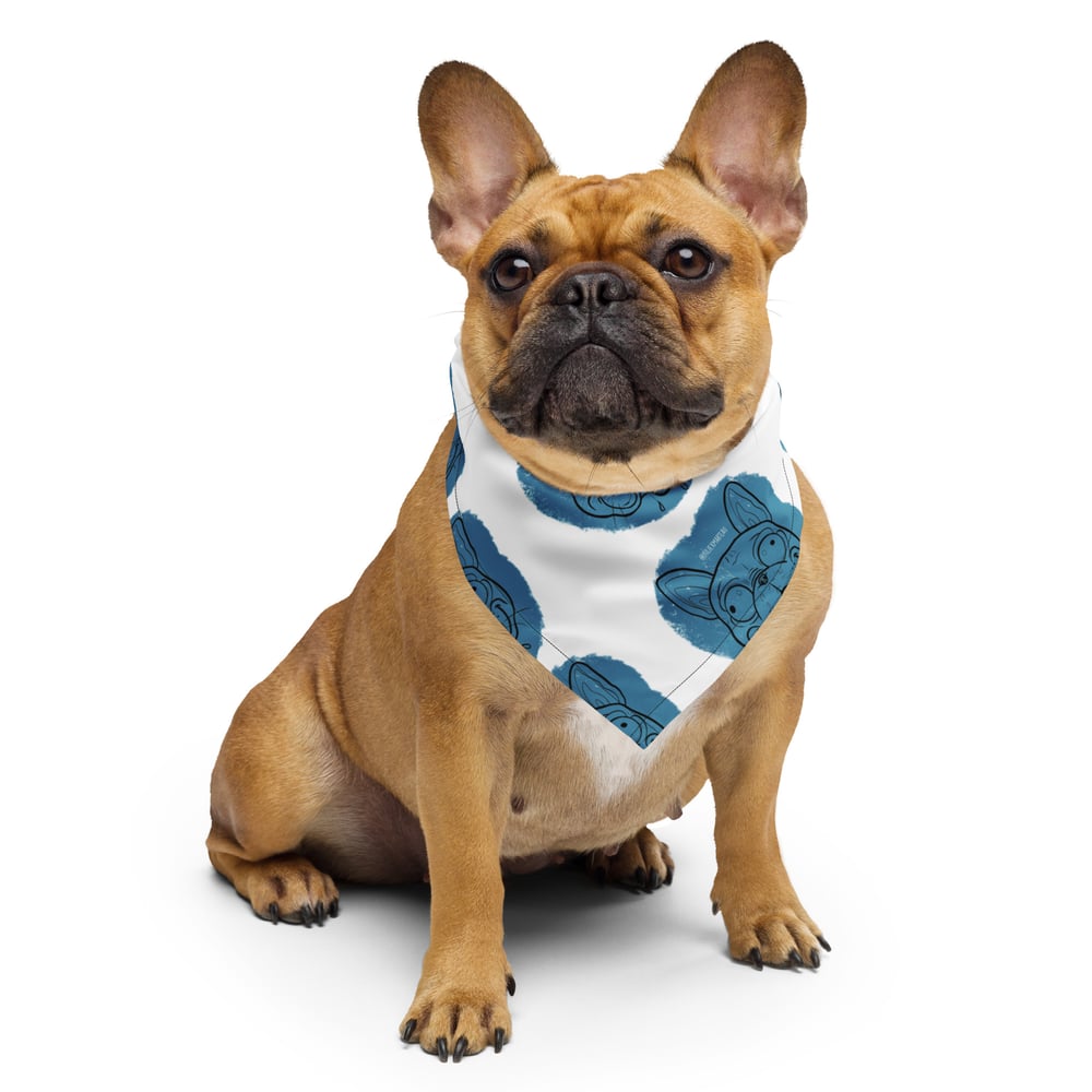 Image of Frenchie All-over print bandana