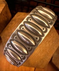 Image 1 of Herman Smith vintage sterling stacker 