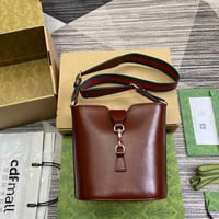 Image 7 of GG Bucket Leather Bag