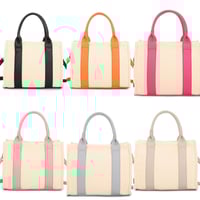 Image 1 of Small Straw Tote Bag