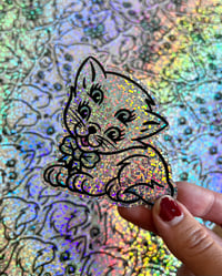 Freaky Kitty Sticker