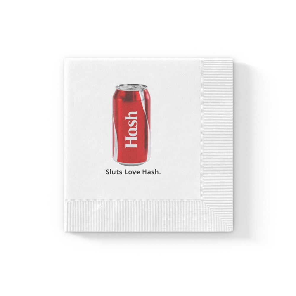 Image of Vintage Hash Can Napkins 50 Pc