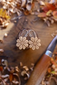 Image 1 of Daisy Flower Earrings 