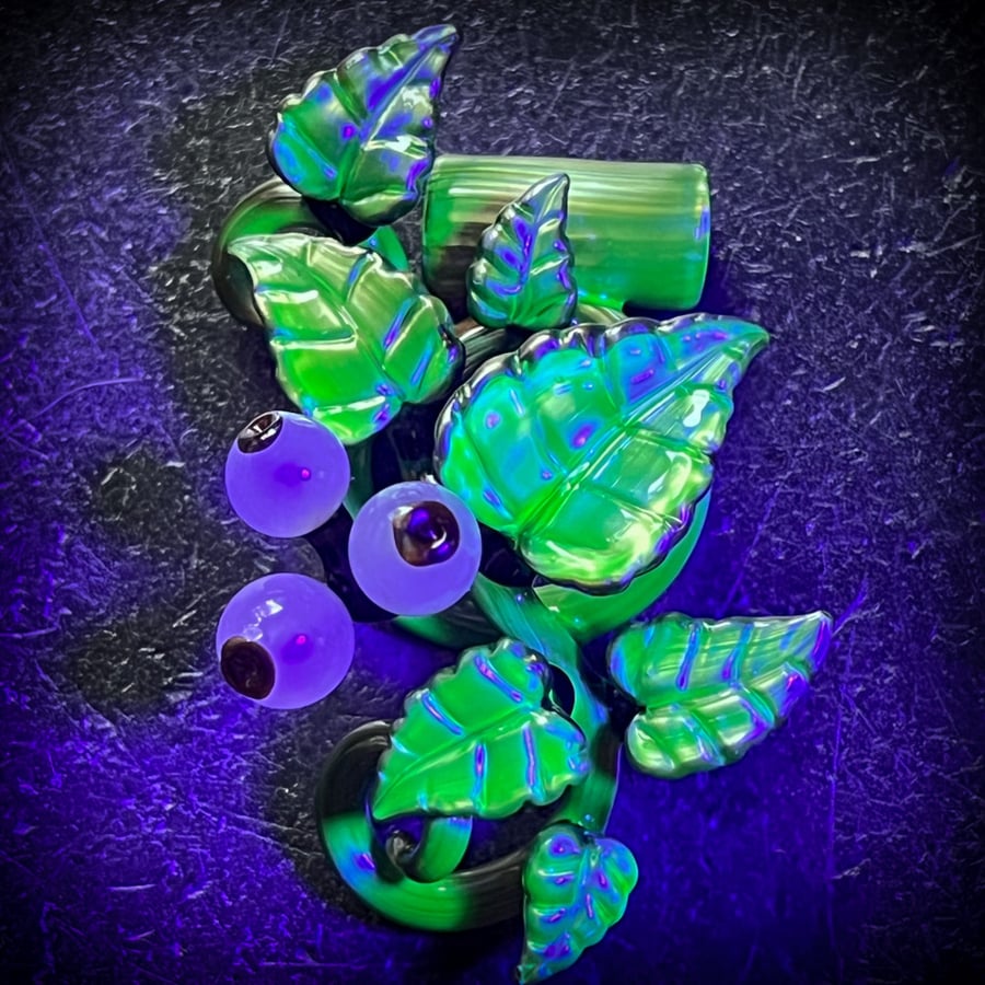 Image of Metallic Pearl Fruit Vine Pendant