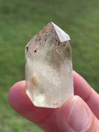 Image 8 of Natural Citrine Phantom With Hematite & Titanium Inclusions #1825