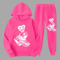 Mizzle Chainsaw Jogger Set(Hot Pink)