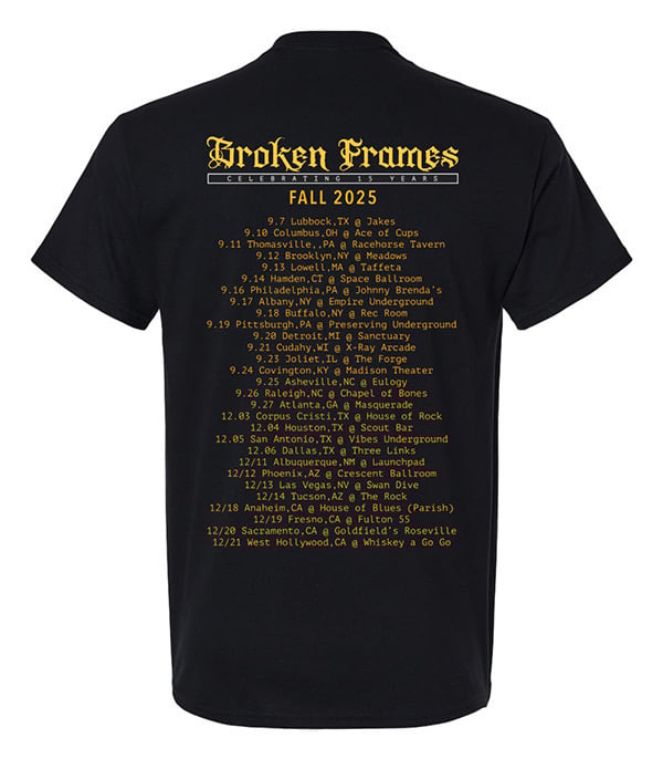 Image of Broken Frames Tour tee 