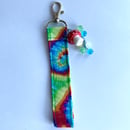 Image 2 of Tie Dye Mushroom Keychain 