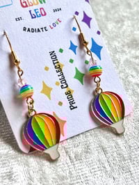 Image 2 of Pride Balloon Earrings