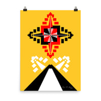 Image 3 of Mayan Temples Maze, Mayan Pyramid, Vocano Poster