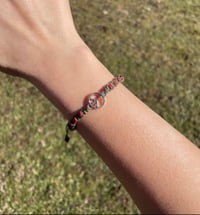 Image 1 of Peace sign bracelet 