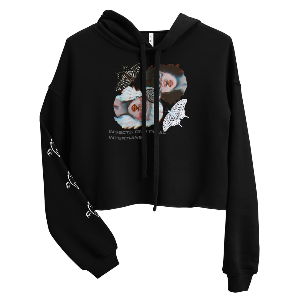 INTERTWINED CROP HOODIE