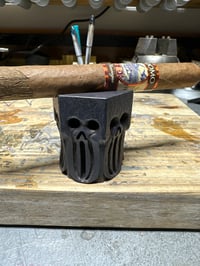 Image 1 of HEX SKULLED CIGAR HOLDER 